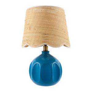   Wavy Rattan Accent Table Lamp | Oroa.com