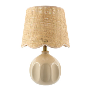   Wavy Rattan Accent Table Lamp | Oroa.com