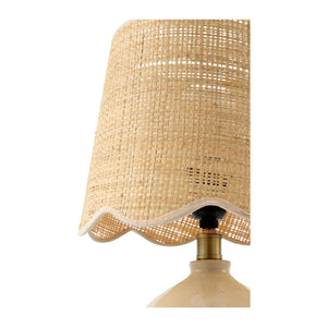   Wavy Rattan Accent Table Lamp | Oroa.com
