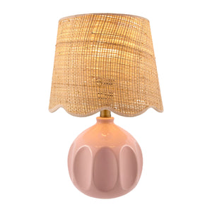   Wavy Rattan Accent Table Lamp | Oroa.com