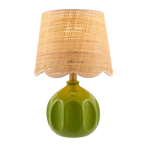   Wavy Rattan Accent Table Lamp | Oroa.com