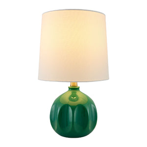   Linen Carved Ceramic Table Lamp | Oroa.com