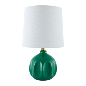   Linen Carved Ceramic Table Lamp | Oroa.com