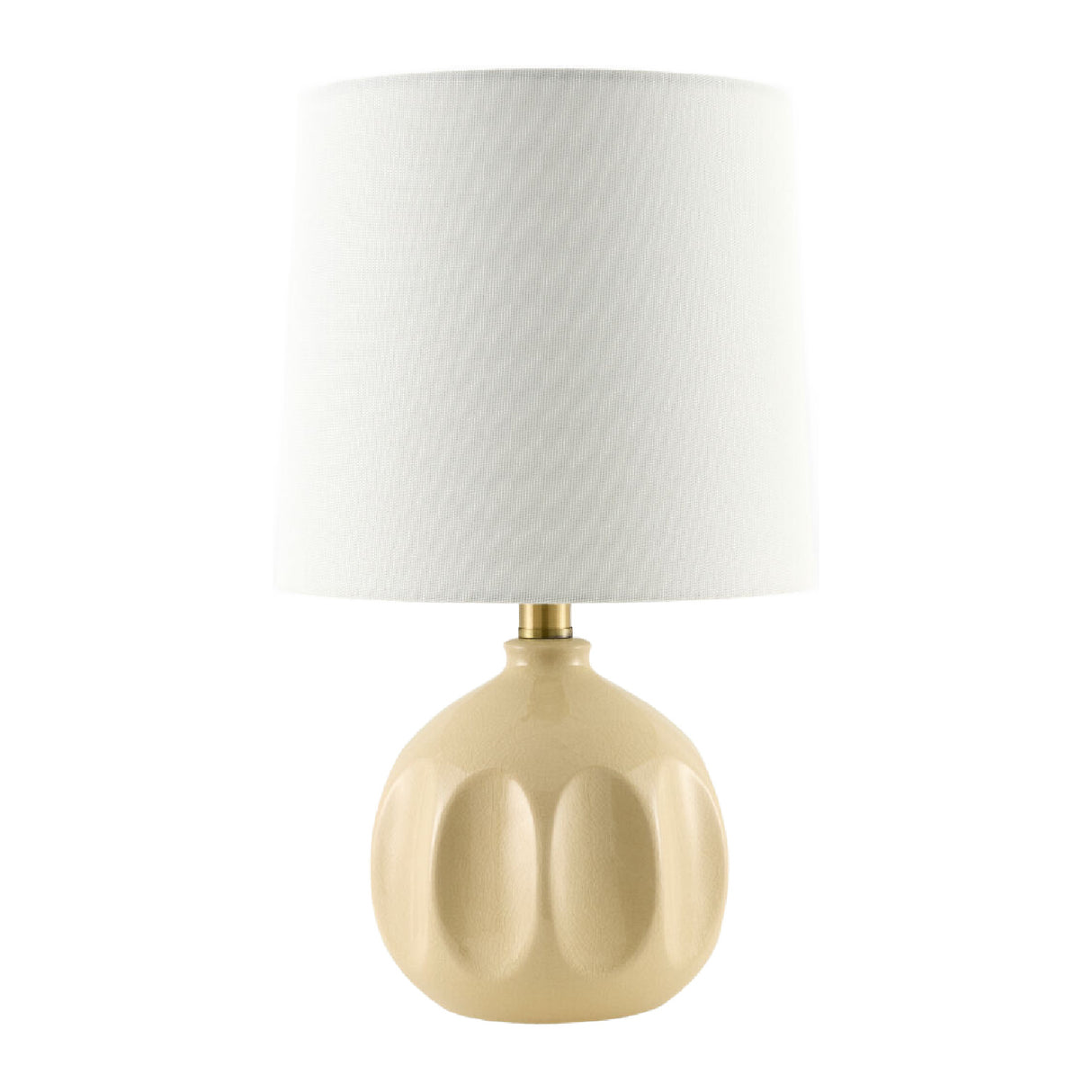   Linen Carved Ceramic Table Lamp | Oroa.com