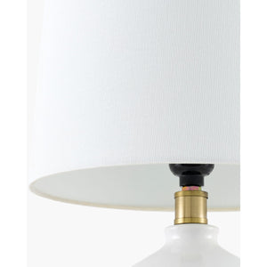   Linen Carved Ceramic Table Lamp | Oroa.com