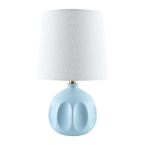   Linen Carved Ceramic Table Lamp | Oroa.com