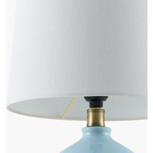   Linen Carved Ceramic Table Lamp | Oroa.com