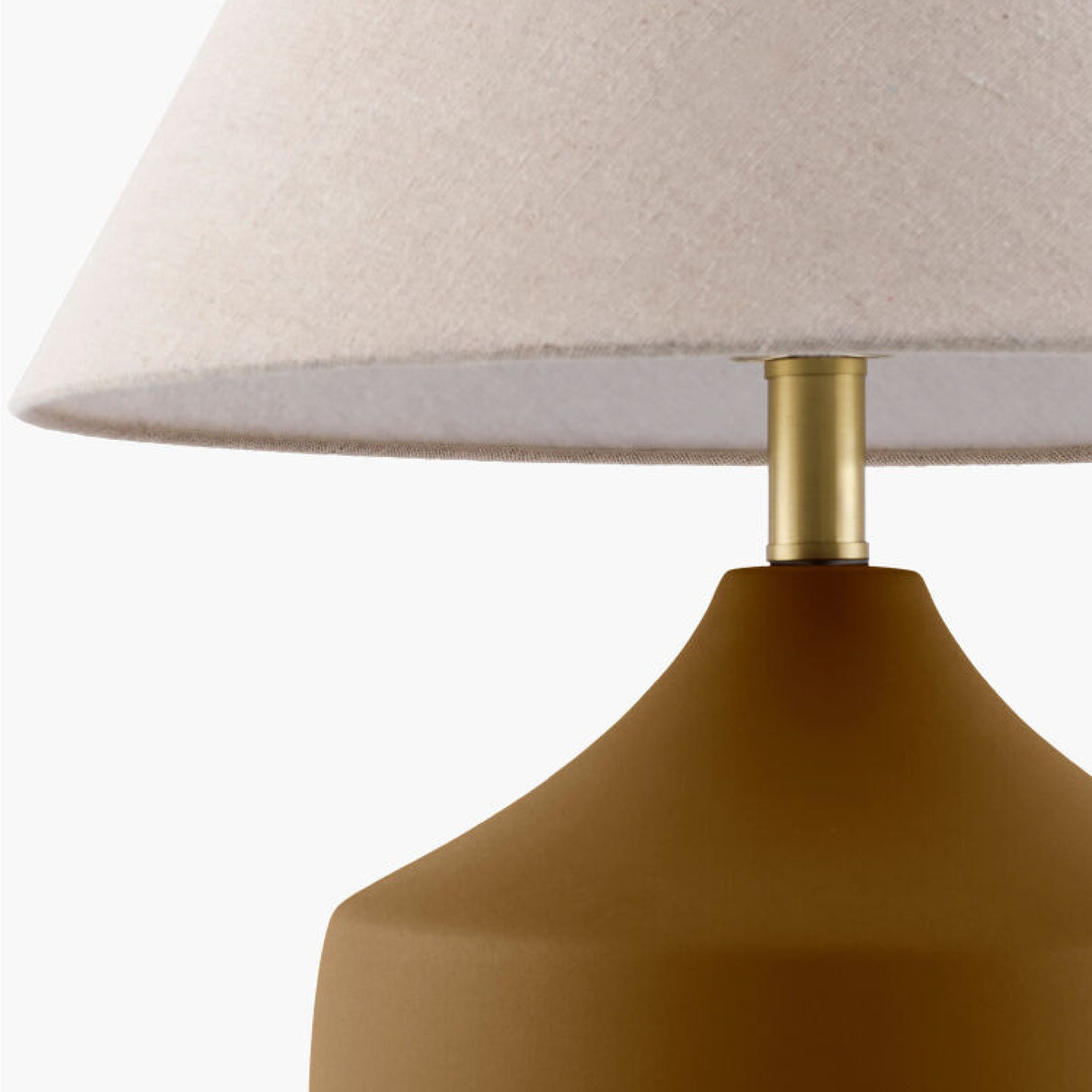   Modern European furniture - Ceramic Beige Linen Table Lamp - www.oroa.com | Oroa.com
