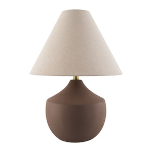   Modern European furniture - Ceramic Beige Linen Table Lamp - www.oroa.com | Oroa.com