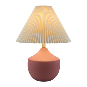   Modern European furniture - Ceramic Beige Linen Table Lamp - www.oroa.com | Oroa.com