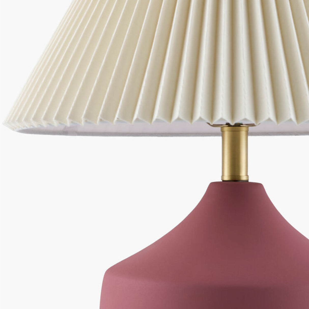   Modern European furniture - Ceramic Beige Linen Table Lamp - www.oroa.com | Oroa.com