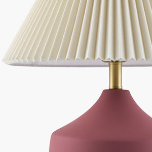   Modern European furniture - Ceramic Beige Linen Table Lamp - www.oroa.com | Oroa.com