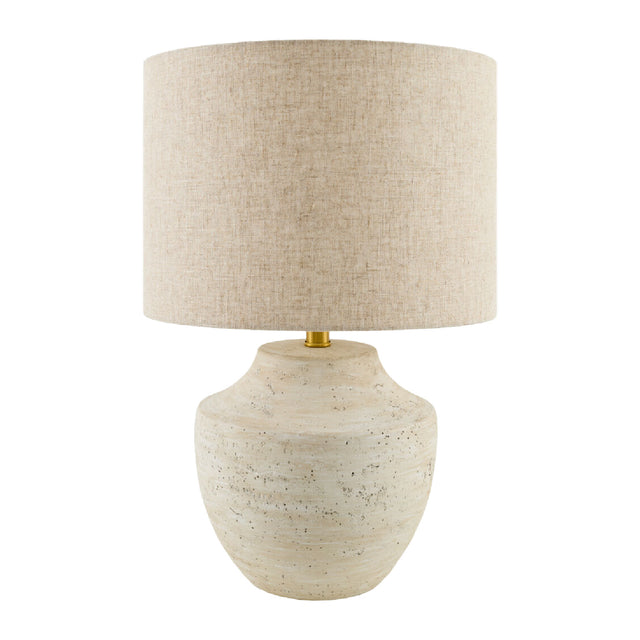 Modern European furniture - Painted Ceramic Linen Table Lamp - www.oroa.com