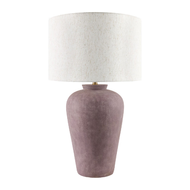 Modern European furniture - Painted Cement Linen Table Lamp - www.oroa.com