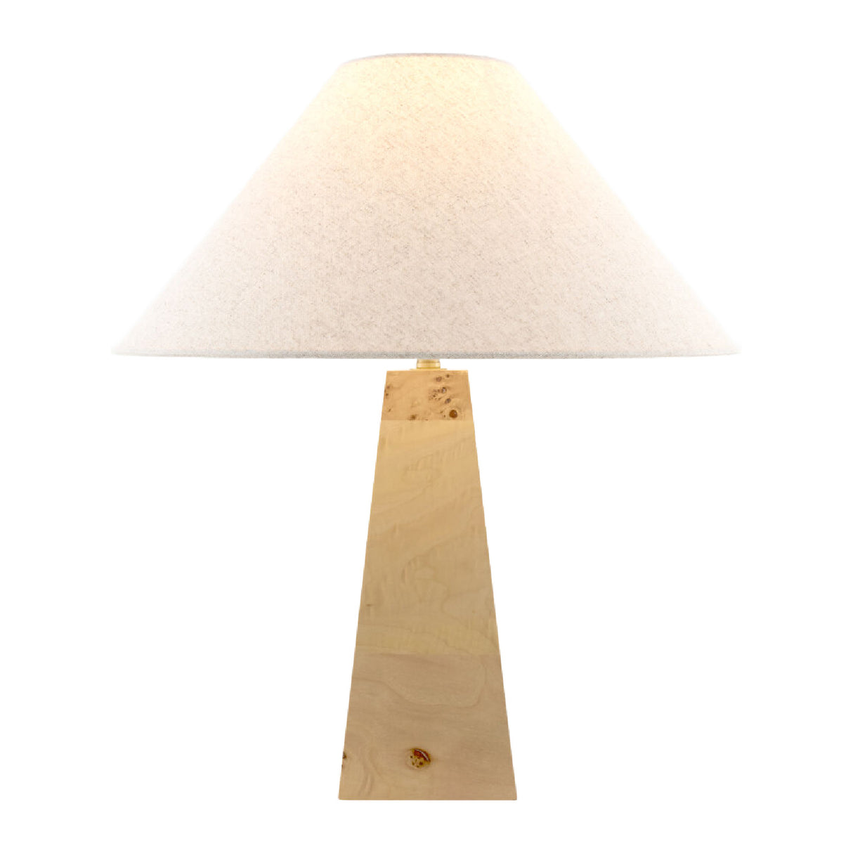   Rubberwood Base Accent Table Lamp | Oroa.com