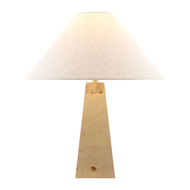 Rubberwood Base Accent Table Lamp | Kuda Home Burlen | Oroa.com
