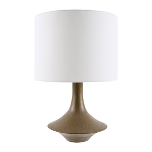   Painted Base Linen Table Lamp | Oroa.com
