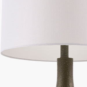  Painted Base Linen Table Lamp | Oroa.com
