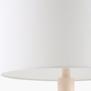   Painted Base Linen Table Lamp | Oroa.com