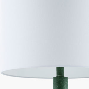   Painted Base Linen Table Lamp | Oroa.com