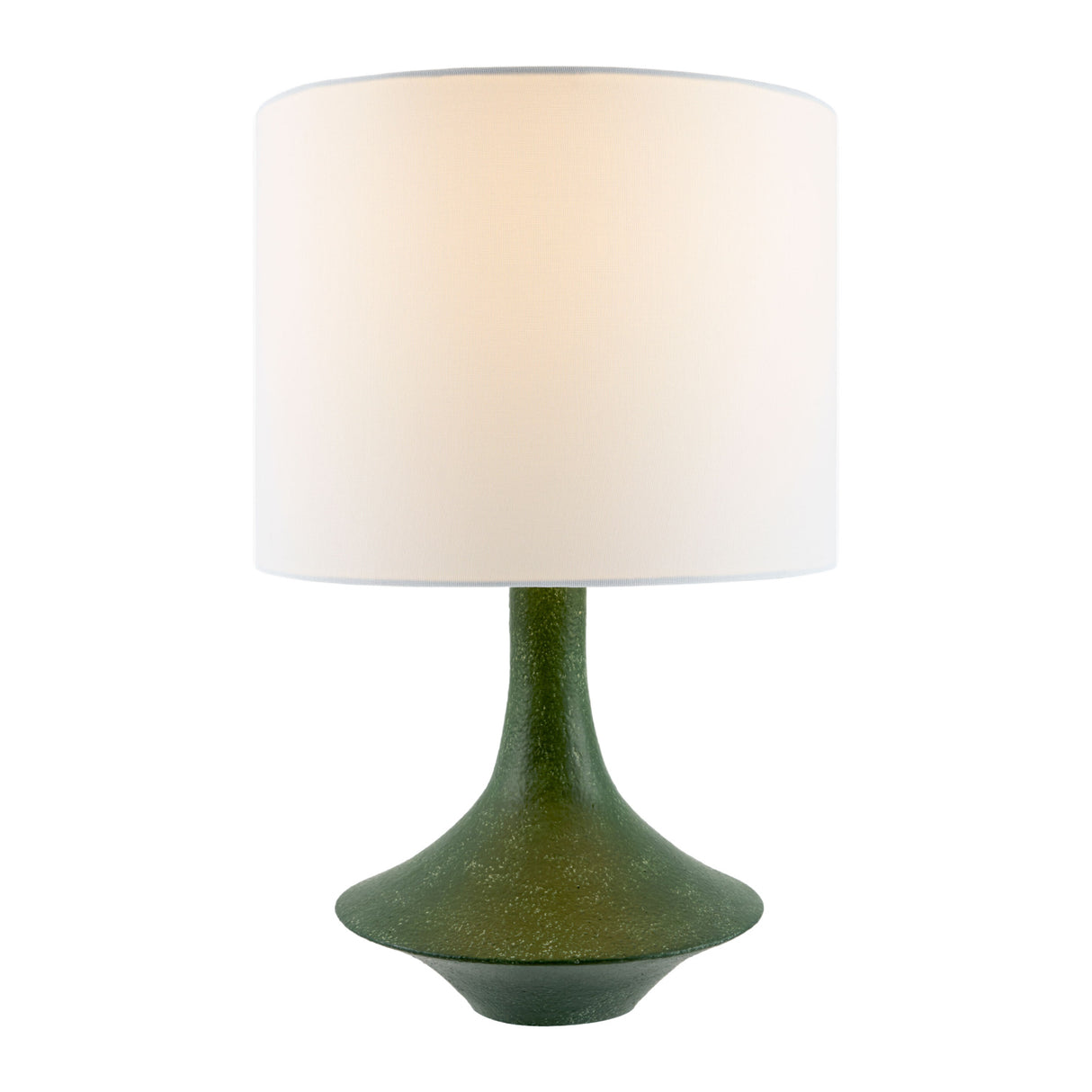   Painted Base Linen Table Lamp | Oroa.com