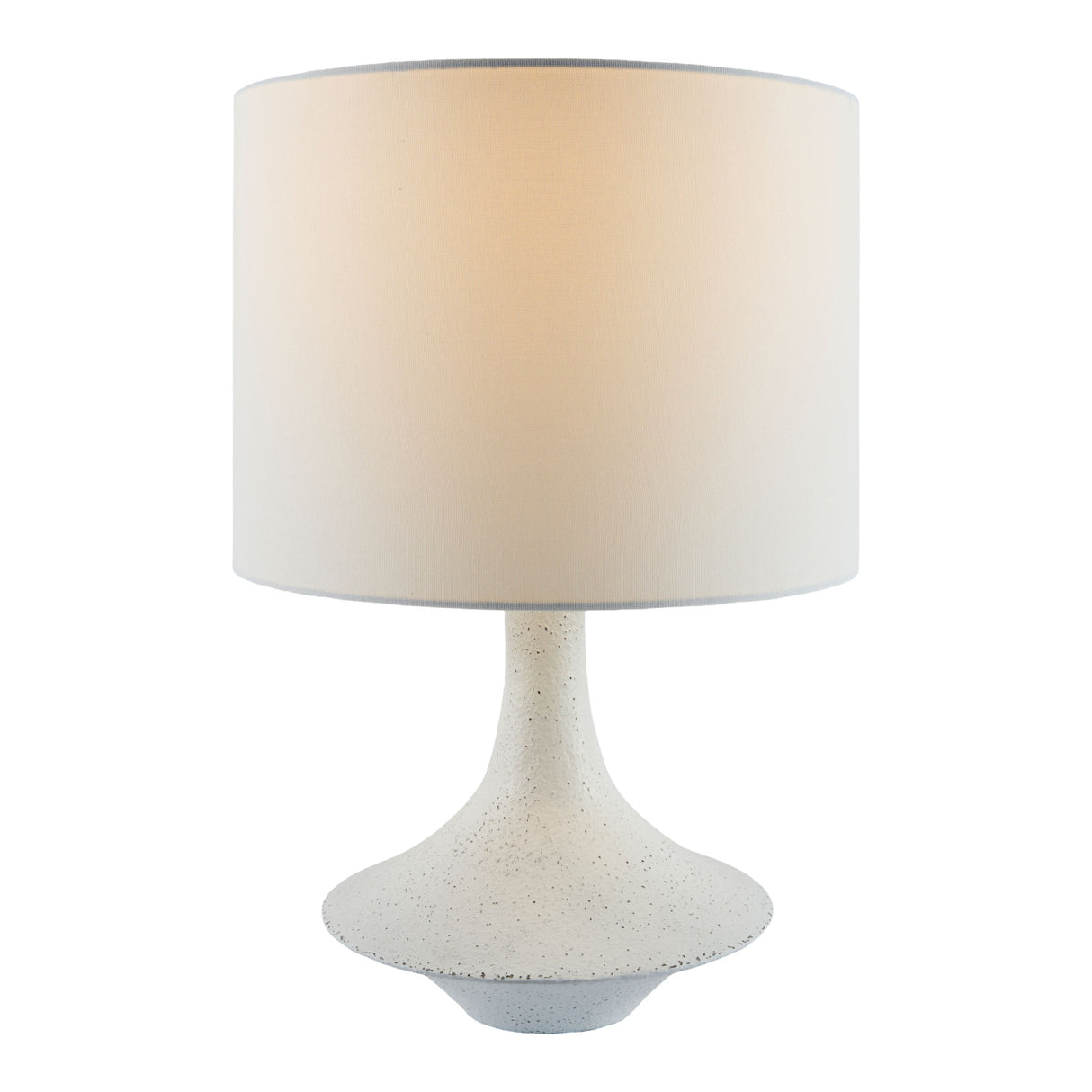   Painted Base Linen Table Lamp | Oroa.com