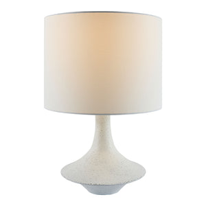   Painted Base Linen Table Lamp | Oroa.com