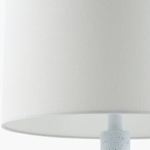   Painted Base Linen Table Lamp | Oroa.com