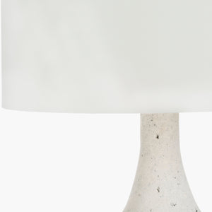   White Drum Shade Table Lamp | Oroa.com