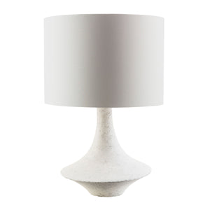   White Drum Shade Table Lamp | Oroa.com