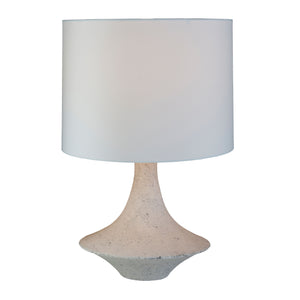   White Drum Shade Table Lamp | Oroa.com