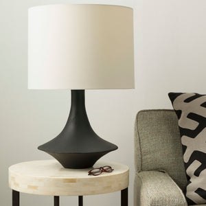   White Drum Shade Table Lamp | Oroa.com