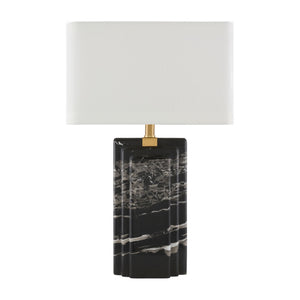   Black Marble Accent Table Lamp | Oroa.com
