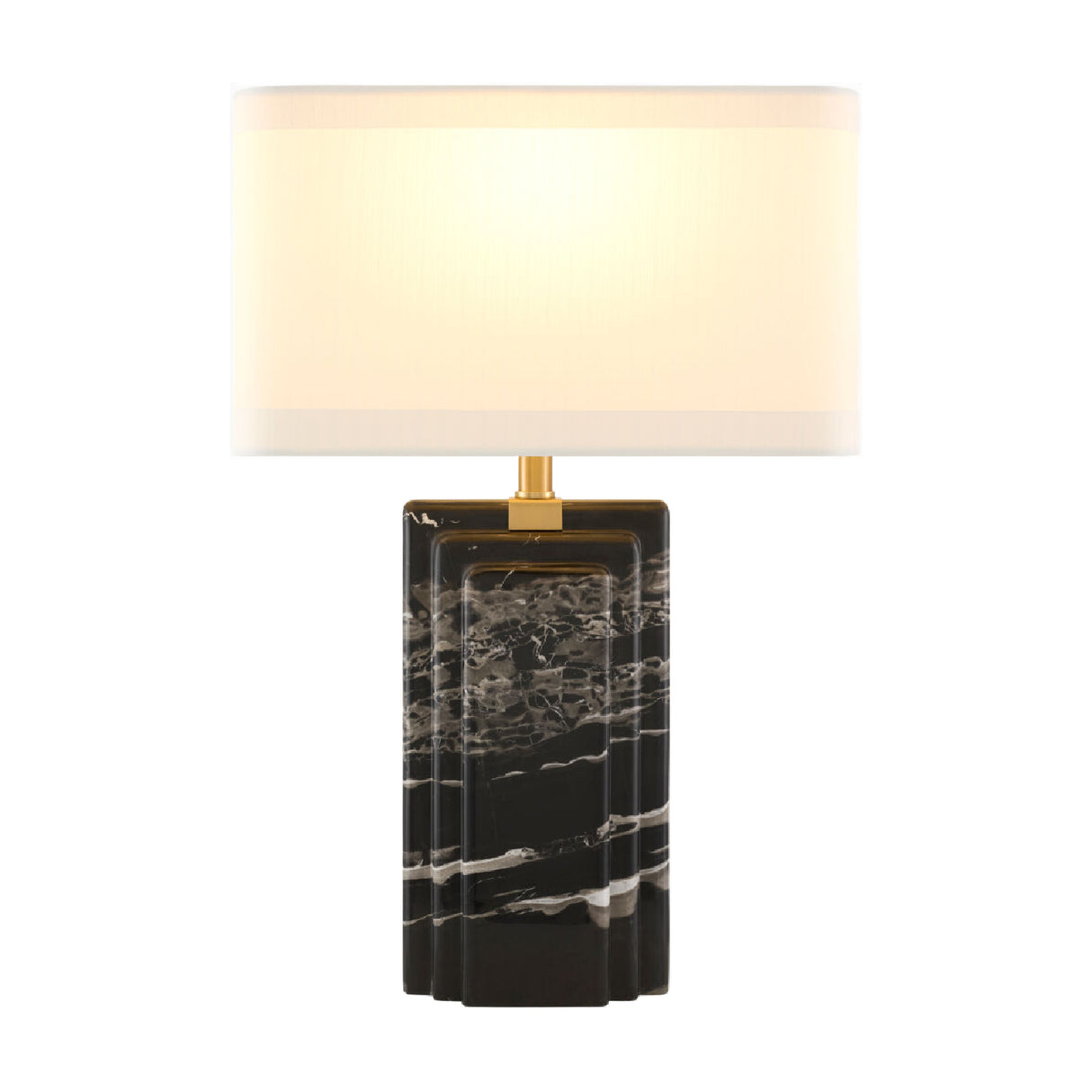   Black Marble Accent Table Lamp | Oroa.com