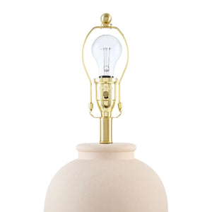   Ceramic White Linen Table Lamp | Oroa.com