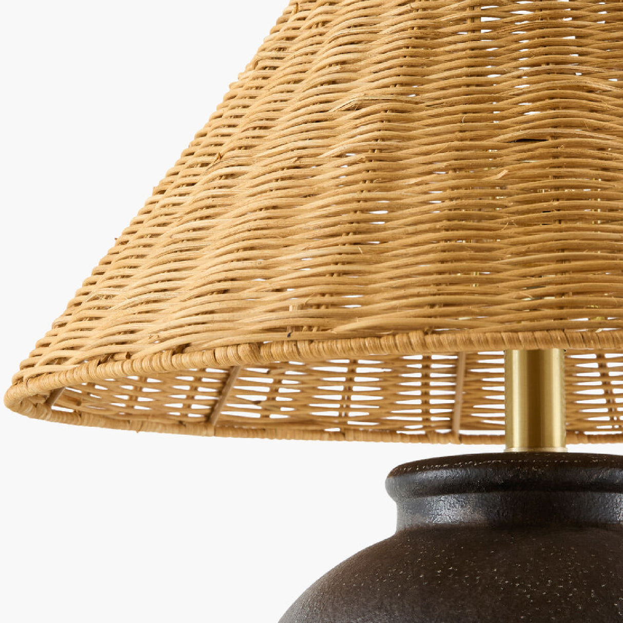   Rattan Empire Shade Table Lamp | Oroa.com