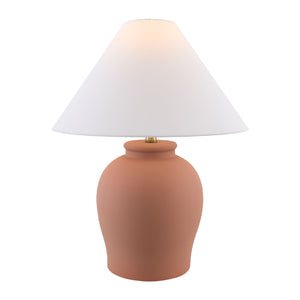   Ceramic White Linen Table Lamp | Oroa.com