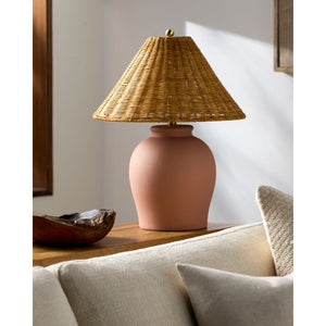   Rattan Empire Shade Table Lamp | Oroa.com