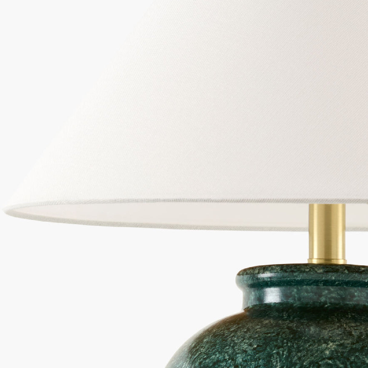   Ceramic White Linen Table Lamp | Oroa.com