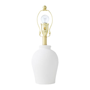   Modern European furniture - White Linen Empire Table Lamp - www.oroa.com | Oroa.com
