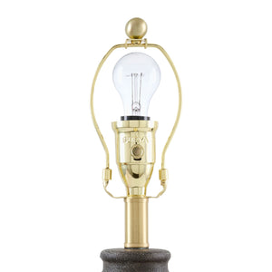   Modern European furniture - White Linen Empire Table Lamp - www.oroa.com | Oroa.com