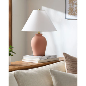   Modern European furniture - White Linen Empire Table Lamp - www.oroa.com | Oroa.com