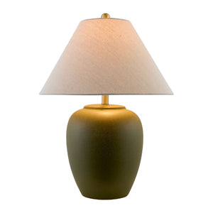   Ceramic Beige Linen Table Lamp | Oroa.com