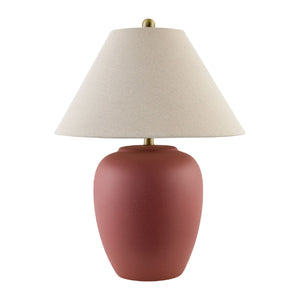   Ceramic Beige Linen Table Lamp | Oroa.com