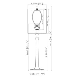   Linen Drum Shade Table Lamp | Oroa.com