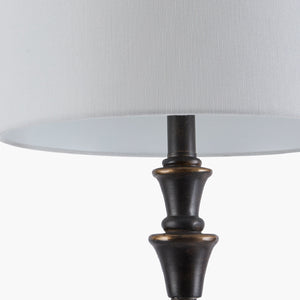   Linen Drum Shade Floor Lamp | Oroa.com