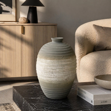   Modern furniture - Gray Glazed Ceramic Vase - www.oroa.com | Oroa.com
