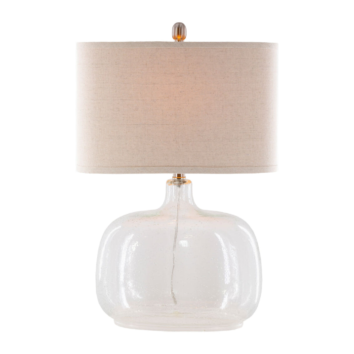   Clear Glass Table Lamp | Oroa.com