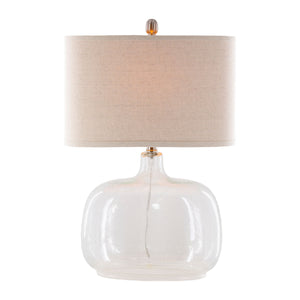   Clear Glass Table Lamp | Oroa.com