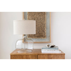   Clear Glass Table Lamp | Oroa.com